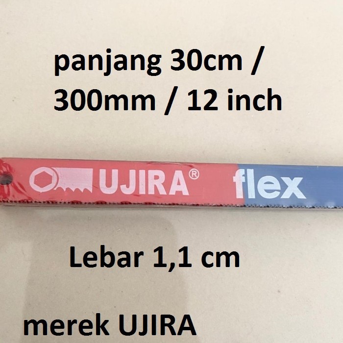 Mata Gergaji Besi 24T T24 24 T Ujira Flex Flexible 300mm 12 inch 30cm