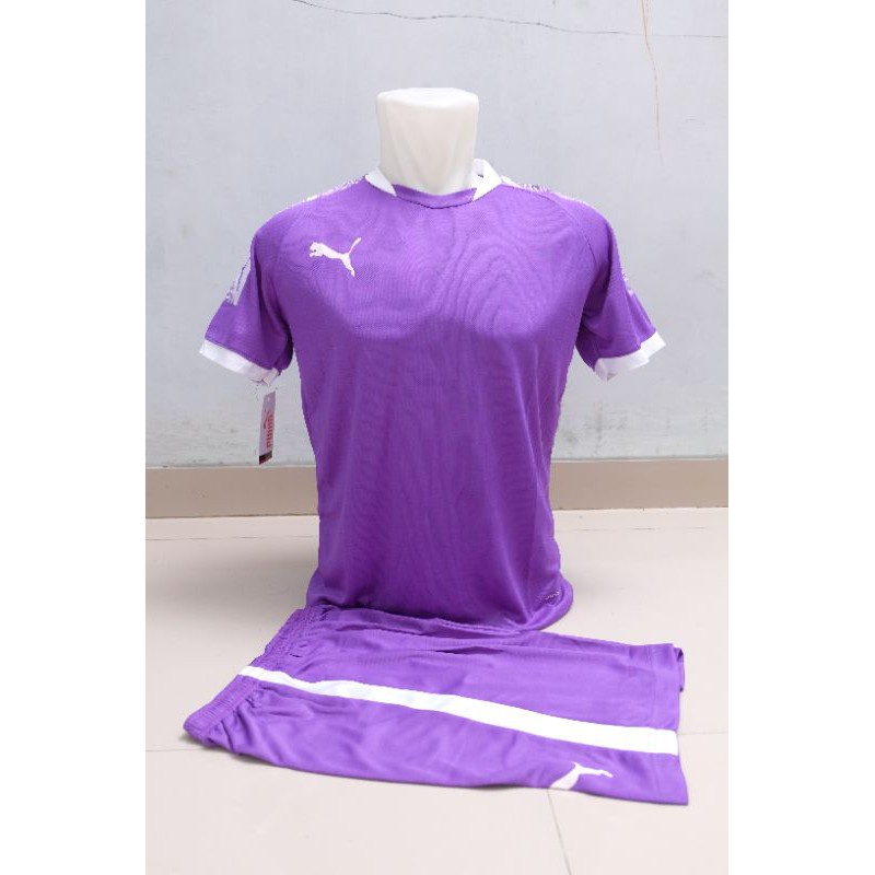 Jersey Futsal Jersey Sepakbola Printing Puma Dortmund Ungu