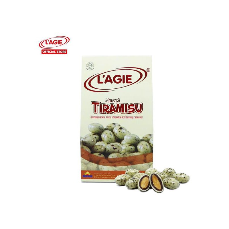 

L'agie Milk Chocolate Almond Tiramisu 60G