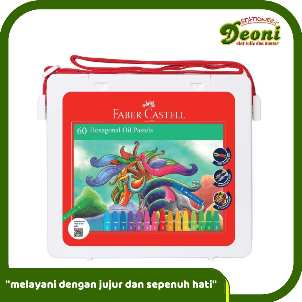 

FABER-CASTELL 60 Hexagonal Oil Pastel