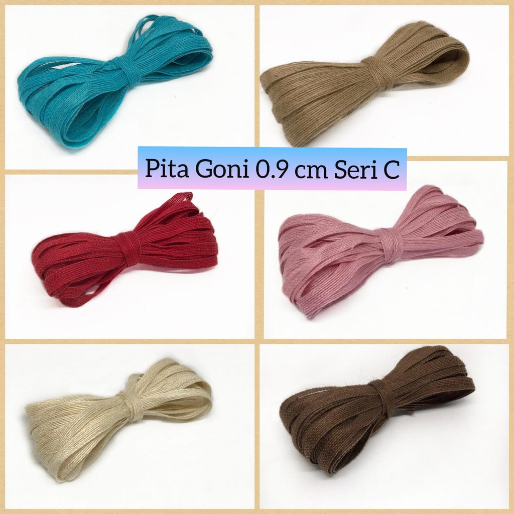 1 YARD - 1 CM |  PITA GONI WARNA SERI C | PITA HAMPERS KADO