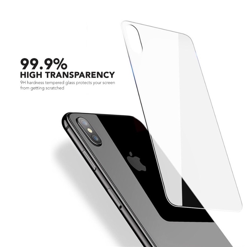 TEMPERED GLASS DEPAN BELAKANG POLOS READY STOCK DARI IPHONE 7/8, IP 7+/8+ , IP X , IP XSMAX, IP XR
