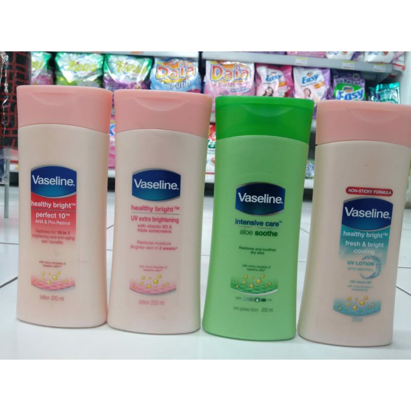 Vaseline Healthy white Bright 200Ml Body lotion Vaseline 200Ml