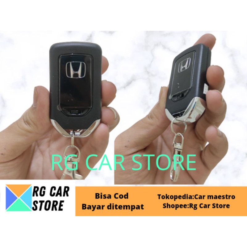 CAR ALARM KEYLESS PUSH BUTTON ENGINE START/STOP KOMPLIT MODEL HONDA