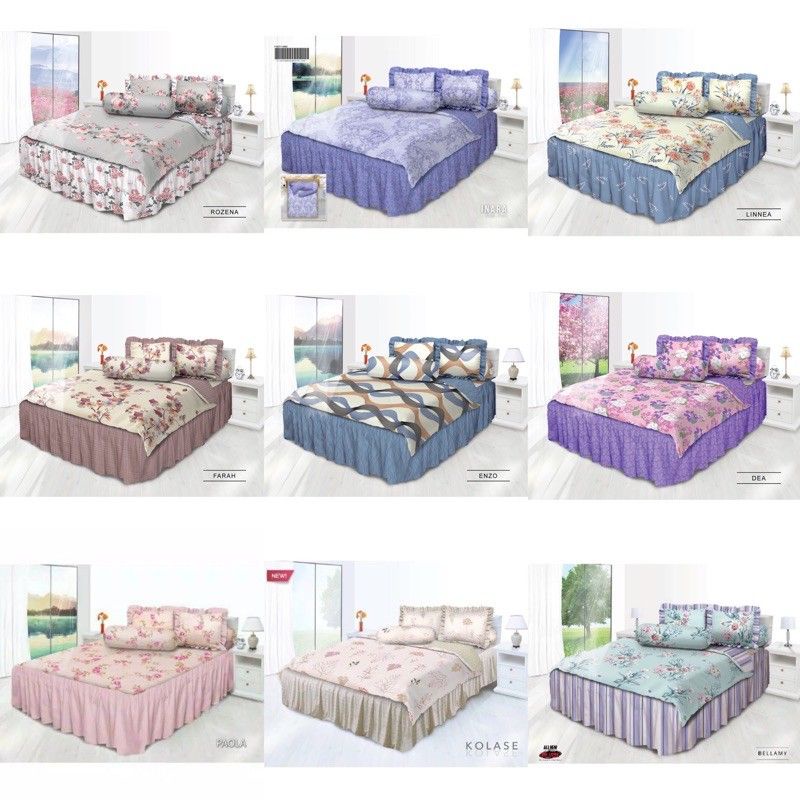 NEW SPREI RUMBAI MY LOVE 180X200/160X200 TINGGI 30