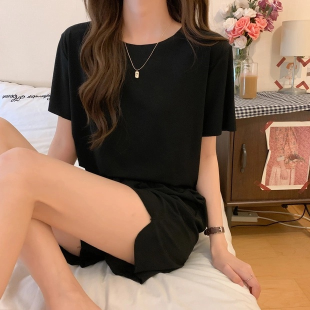 BAJU TIDUR WANITA PIYAMA WANITA PIYAMA PENDEK BAJU TIDUR PENDEK WANITA CELANA PENDEK WANITA PAKAIAN TIDUR PIYAMA BAJU TIDUR LENGAN PENDEK PIYAMA LENGAN PENDEK BAJU TIDUR WANITA POLOS PIYAMA CELANA PENDEK THARA SHORT SET-3