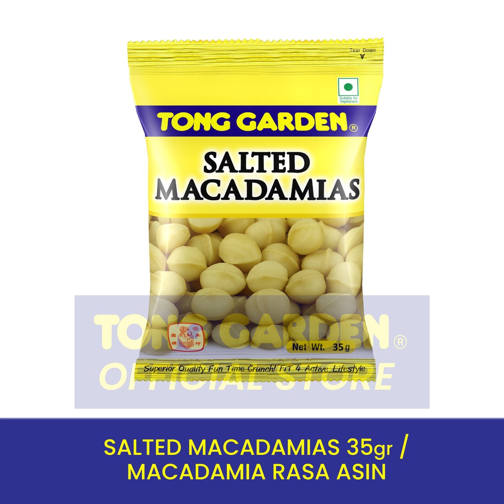 

Tong Garden Salted Macadamia 35gr - Kacang Macadam Rasa Asin