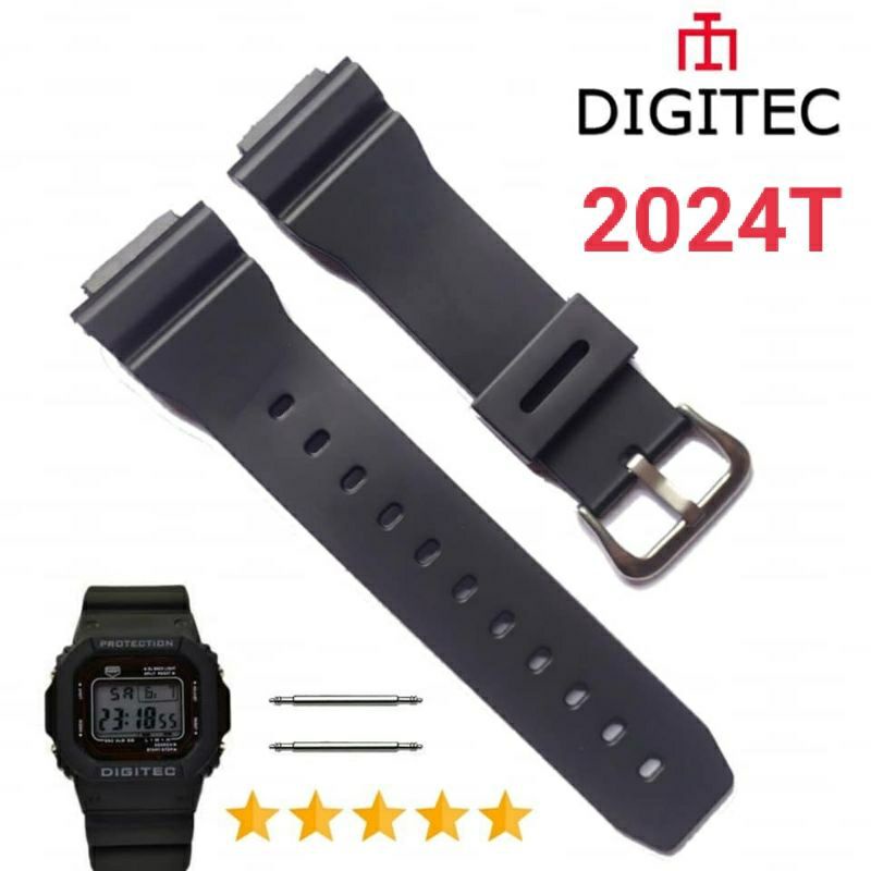 Strap tali jam tangan DIGITEC 2024T DG-2024T Tali jam DIGITEC 2024 DG2024T