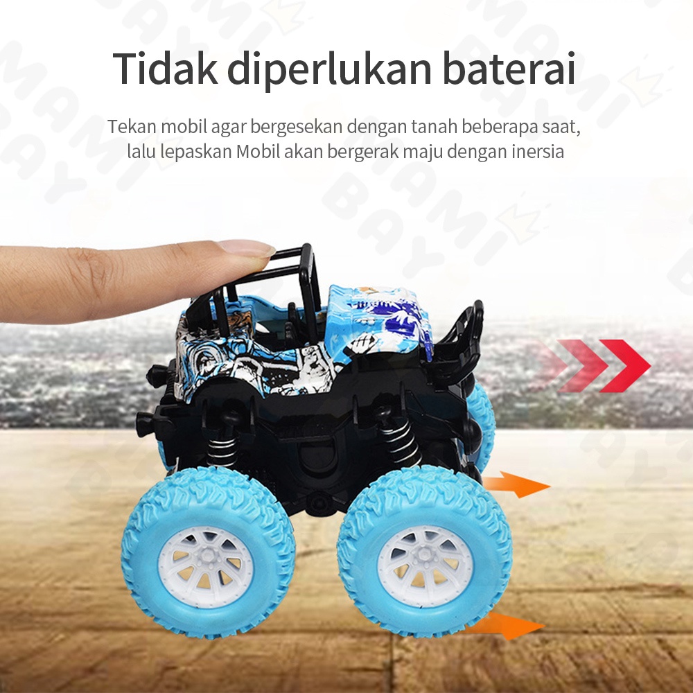 Mamibayi Mainan mobil mobilan off road 4 drive inertial inertial mobil mainan anak 4 warna