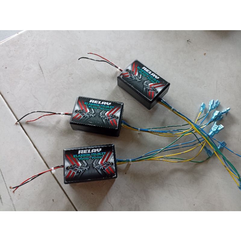 Jual MODUL RELAY KLAKSON TELOLET PUTUS PUTUS 3 CORONG 12 24 VOLT