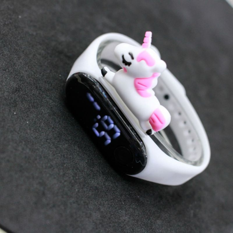 Jam led kapsul karakter 3D free gift box