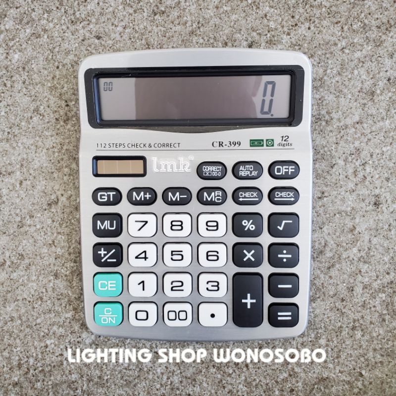 

Kalkulator LMK CR-399 12 Digit kalkulator check & correct