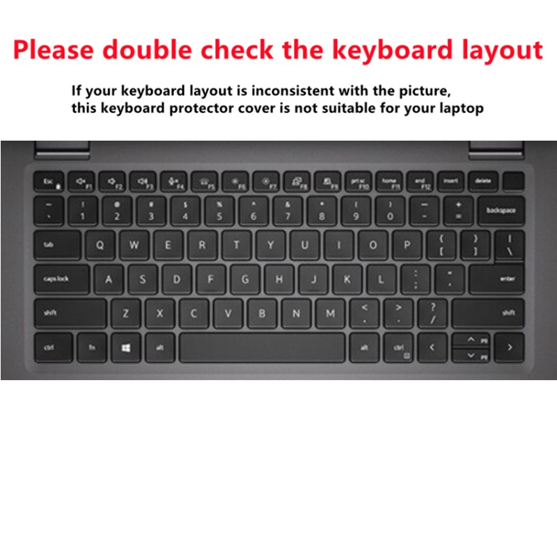 Cover Pelindung Keyboard Laptop Dell Latitude 7420 / 7410 / 9510 13.3 &quot;Bahan Silikon Lembut Ultra Tipis