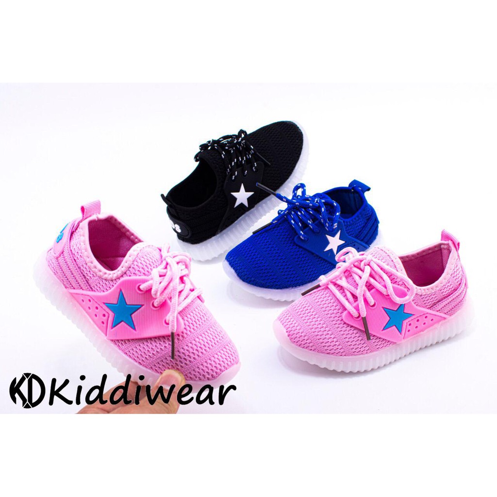 (Kiddiwear) Sepatu  anak Led (21-30)MBK25