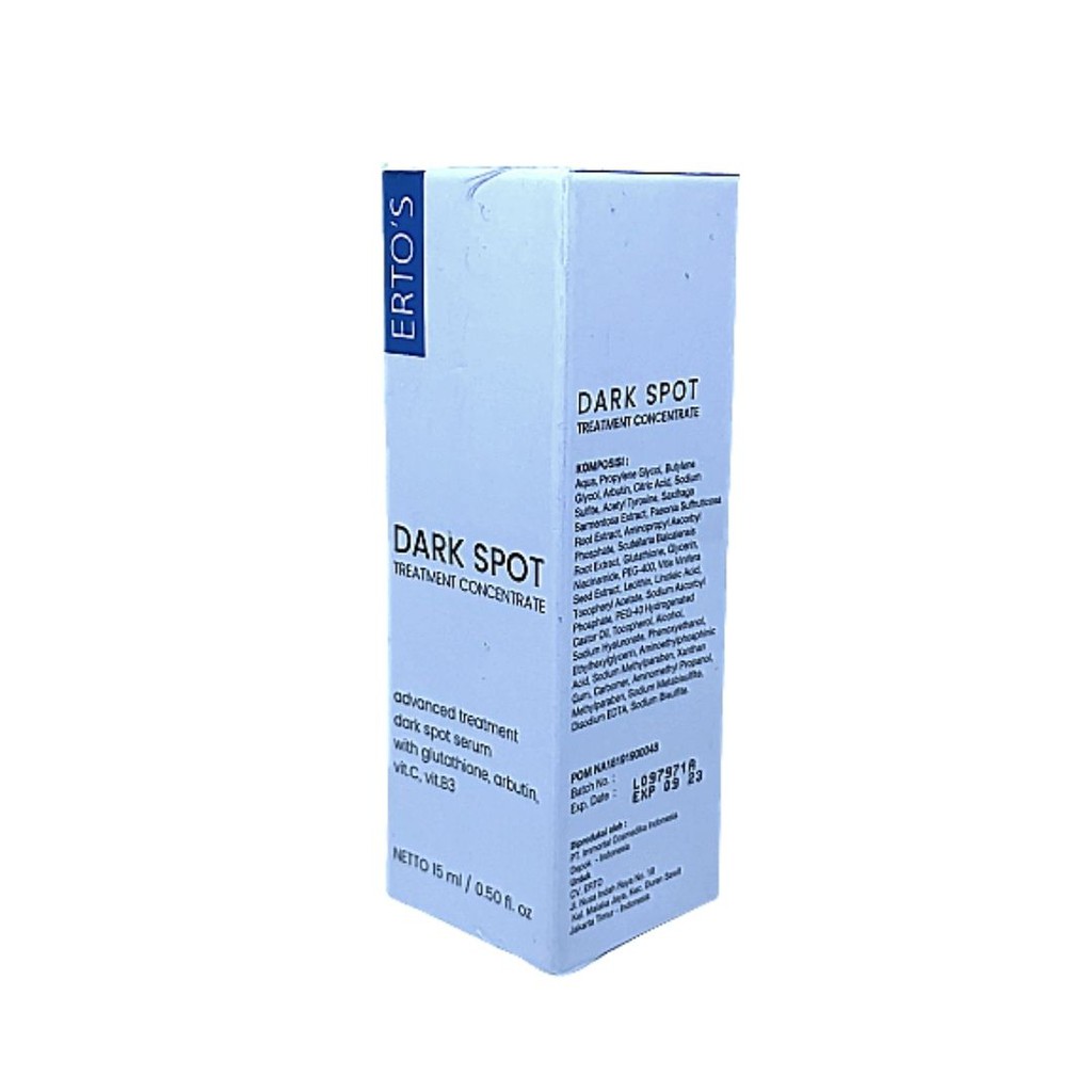 ERTOS DARK SPOT TREATMENT CONCENTRATE ORIGINAL SERUM WAJAH WHITENING PERAWATAN KECANTIKAN WAJAH