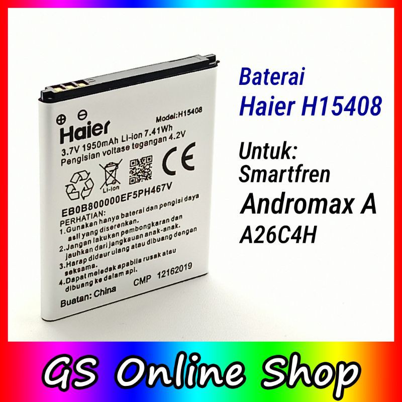 Baterai Smartfren Andromax A A26C4H Haier H15408