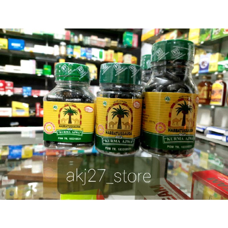 HABBATUSSAUDA CAP KURMA AJWA / HABBATUSSAUDA / JINTEN HITAM / HABBATUSSAUDA OIL/100% ORIGINAL 210KSL
