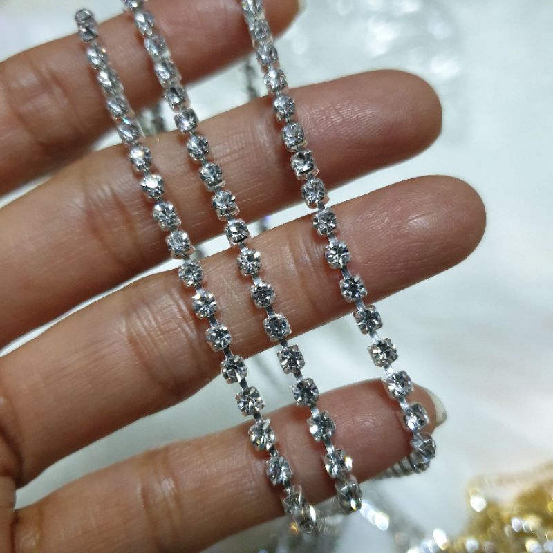 Diamond Rantai Cangkang Ss 12 Grade A/10 yard