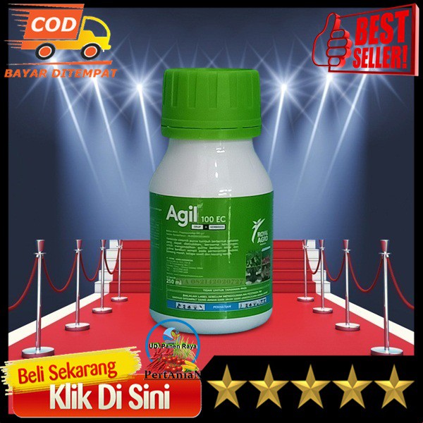 Obat pengendali Gulma dan Rumput Pada Tanaman  AGIL 100EC 250ml -Dari Sumber Benih
