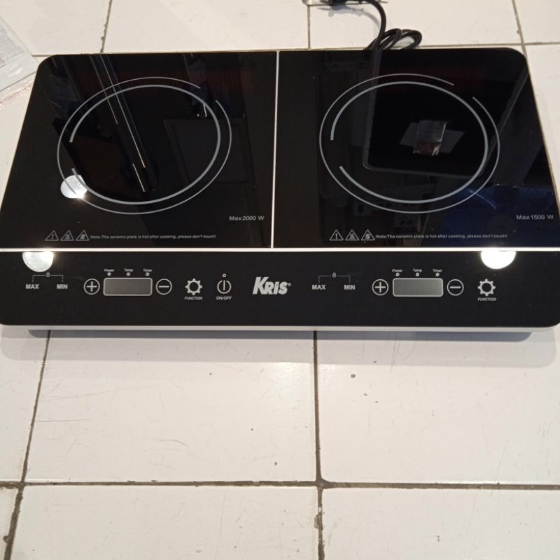Kompor Listrik Kris Kompor Induksi 2 Tungku ORIGINAL