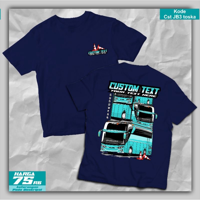 *kaos Jb3 Custom Text* baca deskripsi