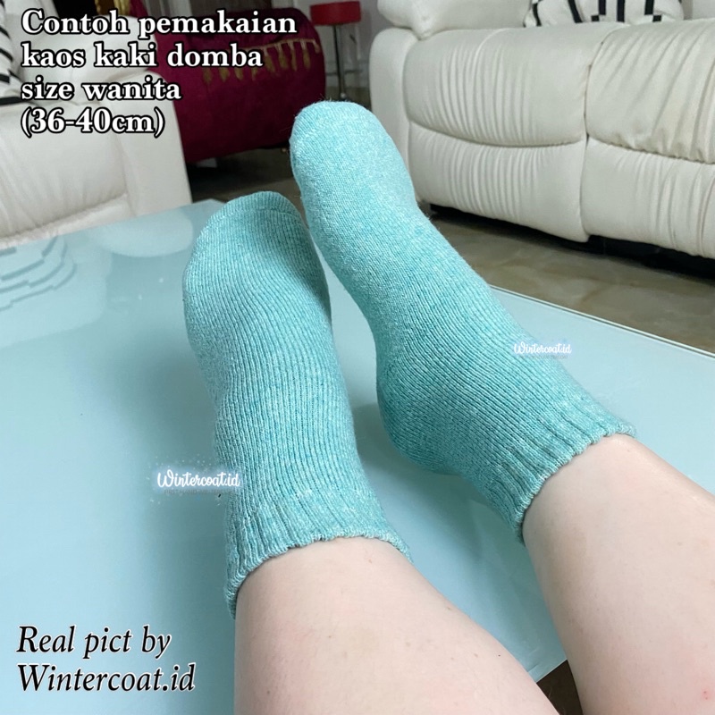 Kaos Kaki Wool Bulu Domba Import tebal hangat winter thermal socks musim dingin PRIA WANITA gunung