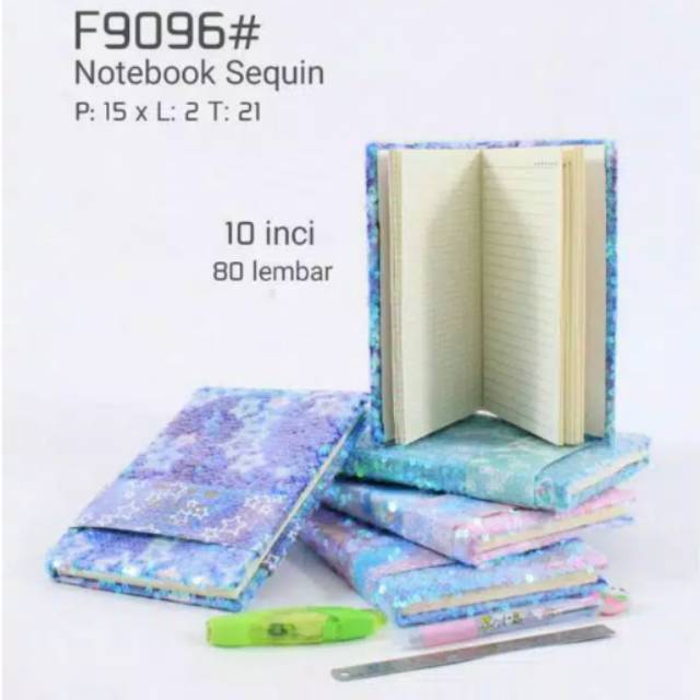 Aneka Diary Unicorn Flamingo Love Sequin