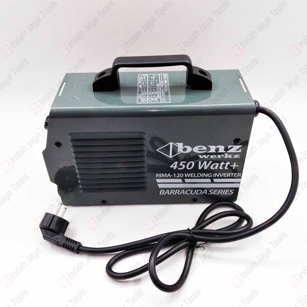 BENZ BZ-8912 BARRACUDA Mesin Las 120 A 450 Watt - Travo Inverter