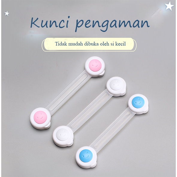 Safety Lock, Laci Anak, Pintu Lemari Es Kunci Pengaman Bayi Pintu Lemari Laci Kulkas Pengait Baby