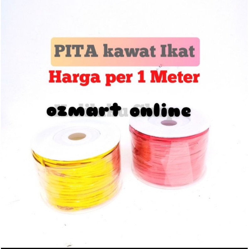 

pita kawat twist tie meteran souvenir