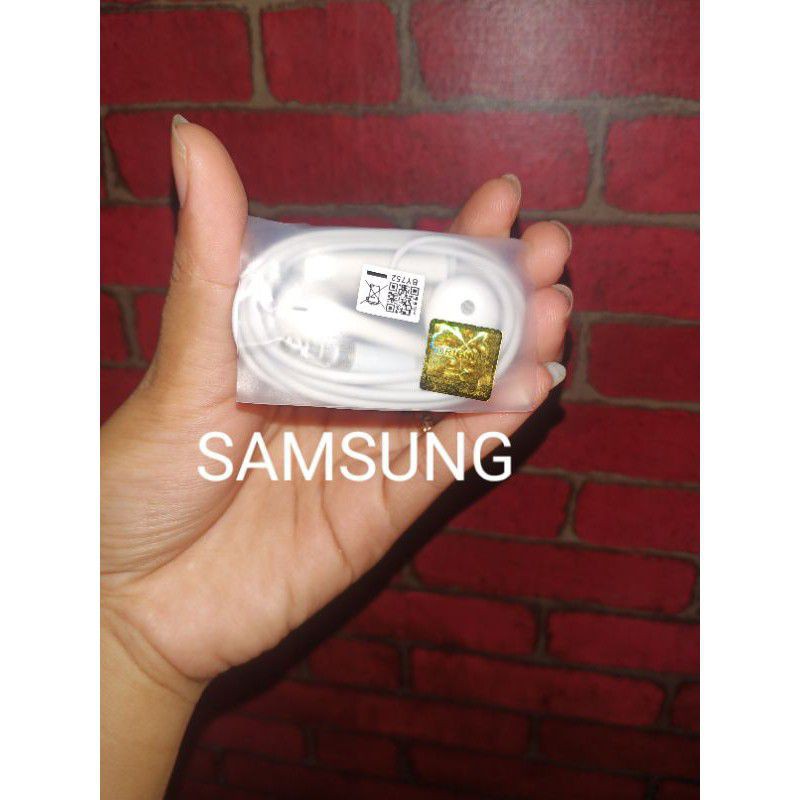 handsfree ORI bawaan samsung