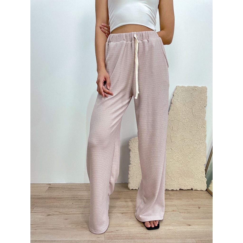 CELANA PANJANG WANITA BUNA KNIT LONG PANTS