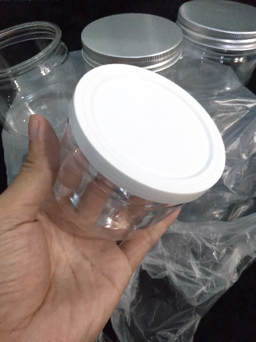 Toples Plastik Fox 250ml Toples Kue Kering Permen Selai