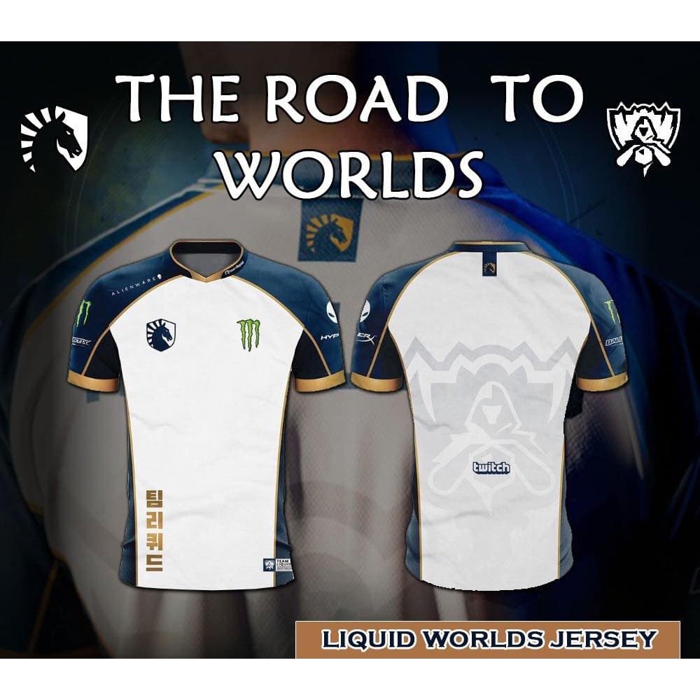 Jersey Team Liquid white - Free Nickname