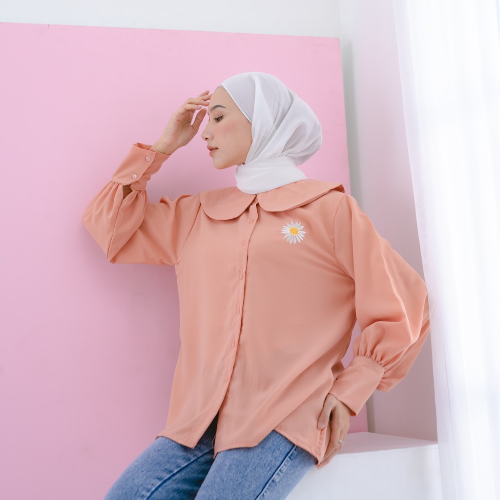 LF |Lanora Blouse|Baju Atasan Wanita|Fashion Muslim