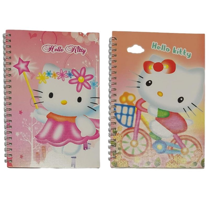 Notebook Spiral Buku Tulis Catatan Cover Fancy Karakter A5