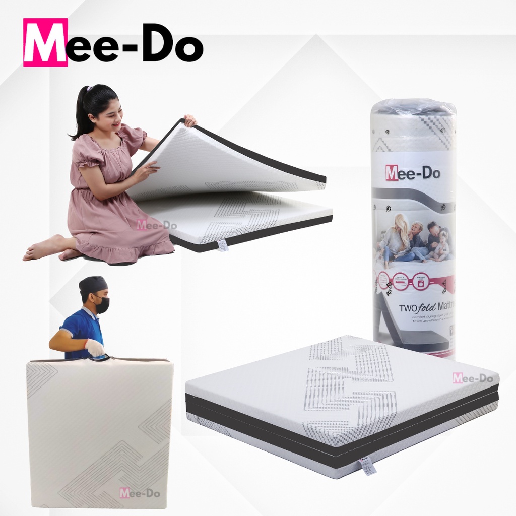 Kasur Lipat Two Fold Mee Do Mattress Bed Roll n Easy