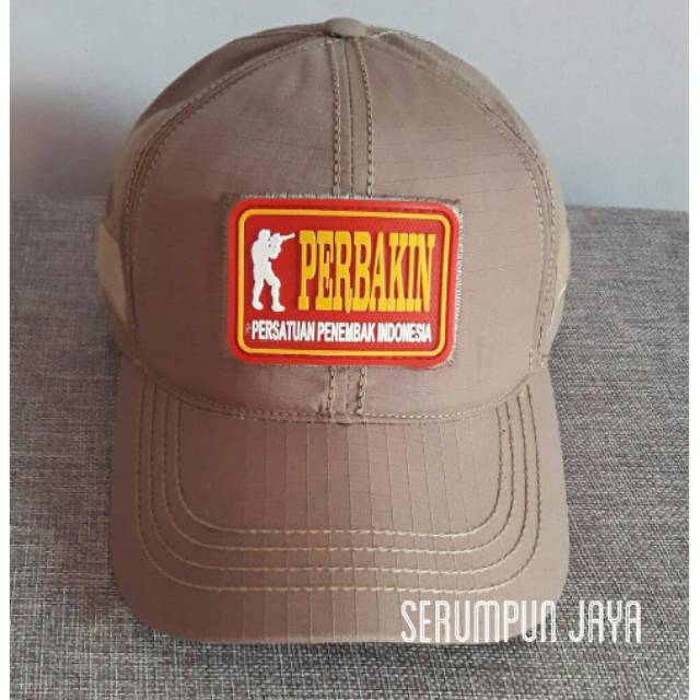 TOPI TAN PERBAKIN - TOPI + PATCH PERBAKIN