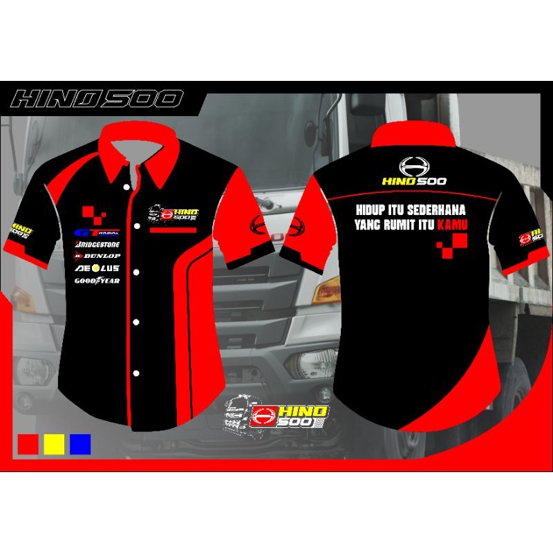 Kemeja HINO 500 || kemeja truck