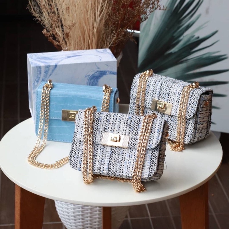 CK Chain crossbody bag giftset