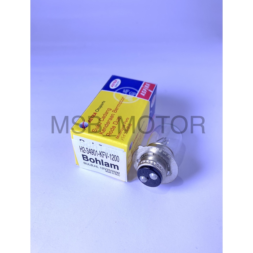 Lampu Bohlam Depan Motor KFV ASPIRA 25W