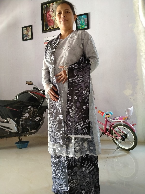 (termurah + Tile Premium) Couple Batik Tile Mutiara 3d Carisa Manggar Selendang