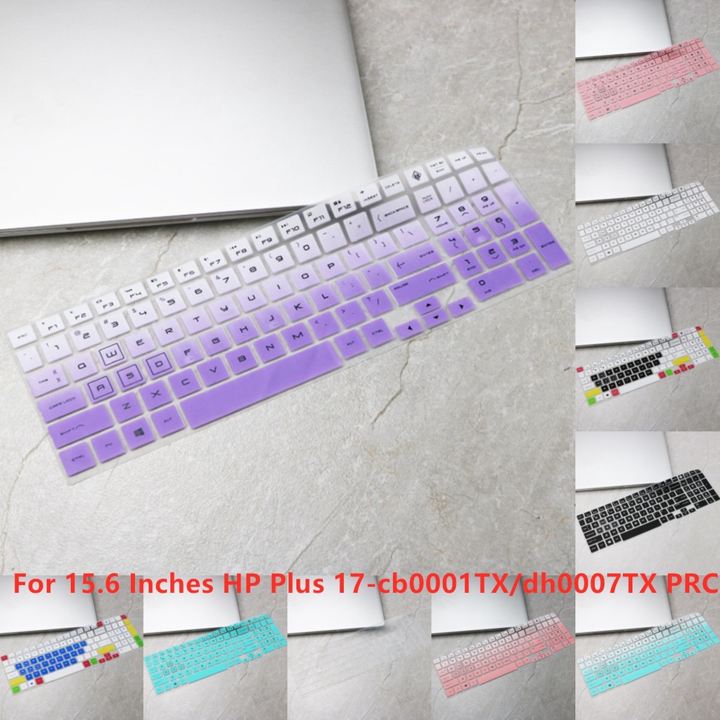 For 15.6 Inches HP Plus 17-cb0001TX/dh0007TX PRC Soft Ultra-thin Silicone Laptop Keyboard Cover Protector