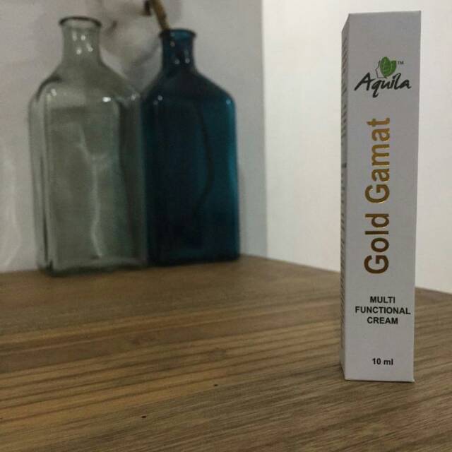 Aquila Gamat+ || Gold Gamat Cream New Formula Krim untuk Keloid Bopeng Bekas Luka