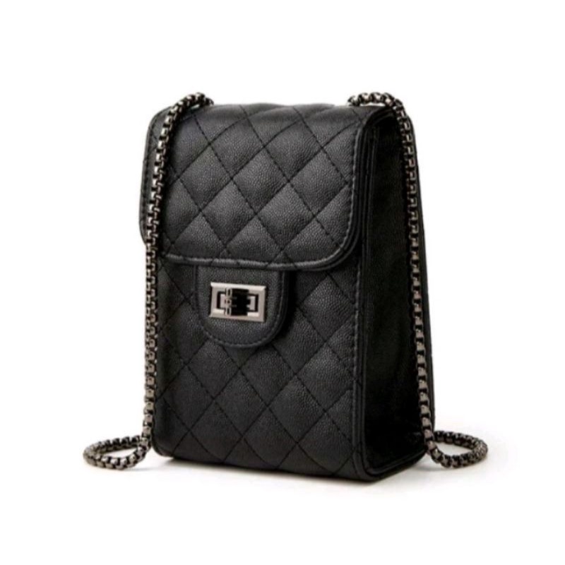 TAS SELEMPANG WANITA TAS HP/HPO TALI RANTAI