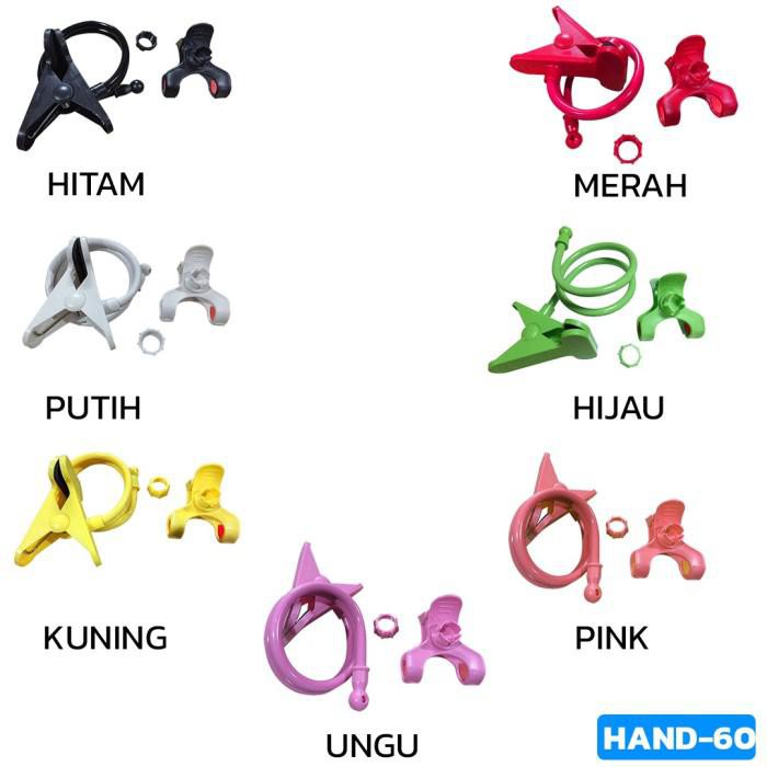 LAZYPOD JEPIT monopod handphone besi elastis holder new