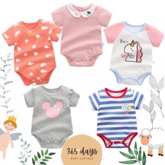 baju anak HARGA GROSIR !!!Jumper Pendek Bayi Import bahan Premium baju bayi