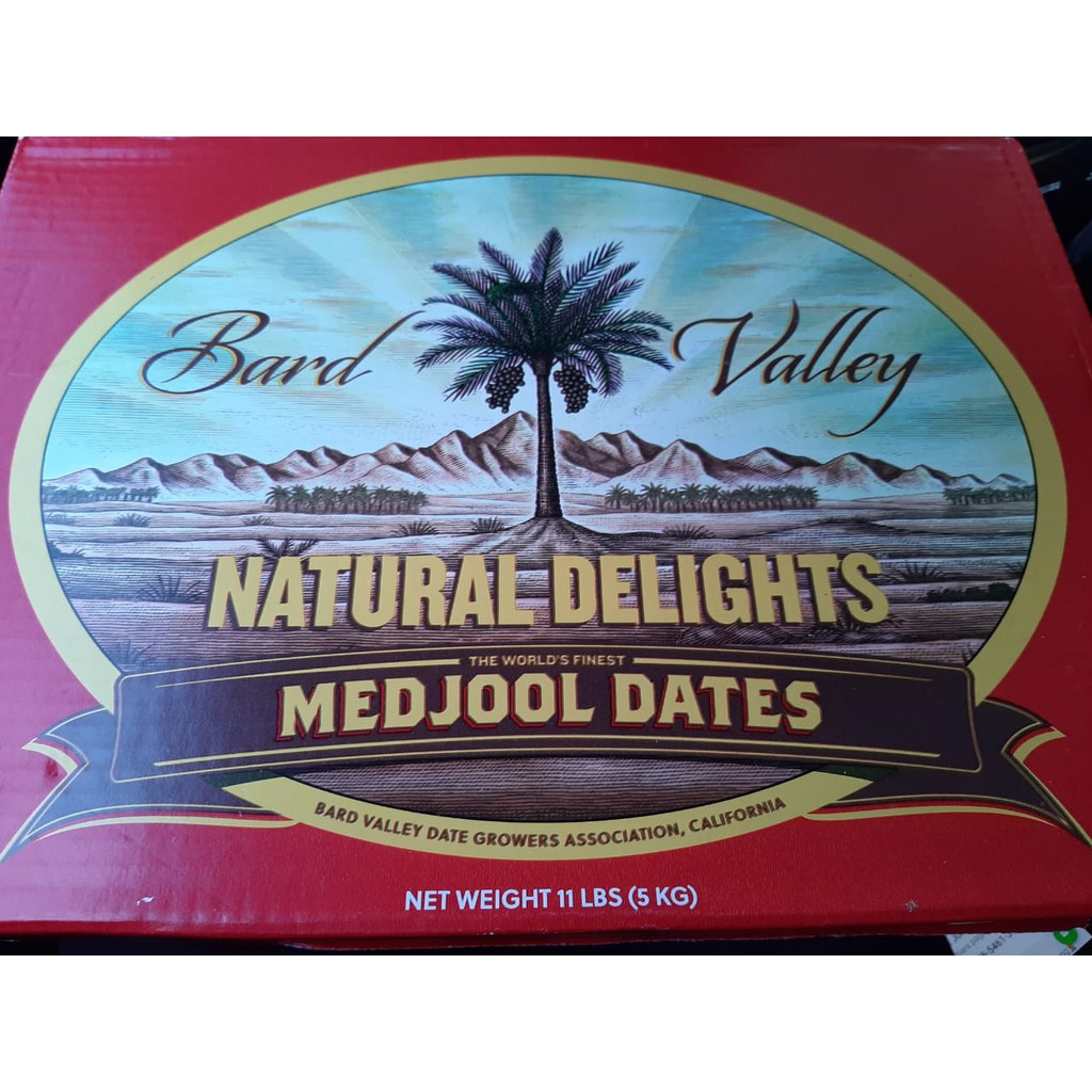 Natural Delights Bard Valley 5 kg - Kurma Medjool USA Original