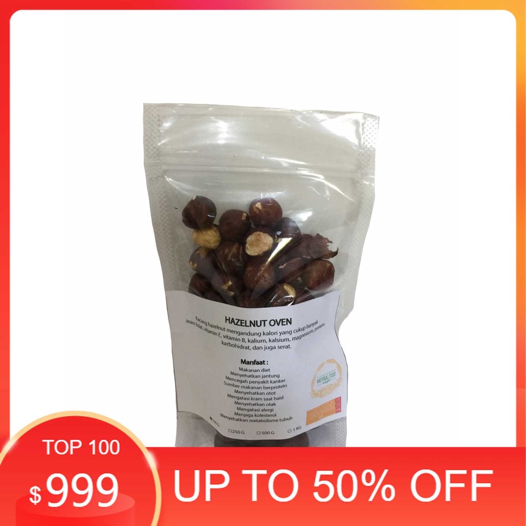 

Terlaris Hazelnut Panggang 100 gr