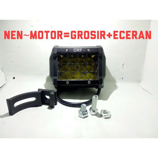 LAMPU LED TEMBAK SOROT MOBIL MOTOR CWL 12 MATA LED 36 WAT 12 VOL SUPER TERANG